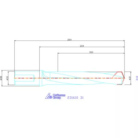 Garant HiPer-Drill alapszerszám 31 mm