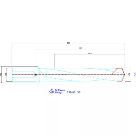 Garant HiPer-Drill alapszerszám 39 mm