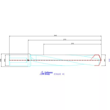Garant HiPer-Drill alapszerszám 41 mm