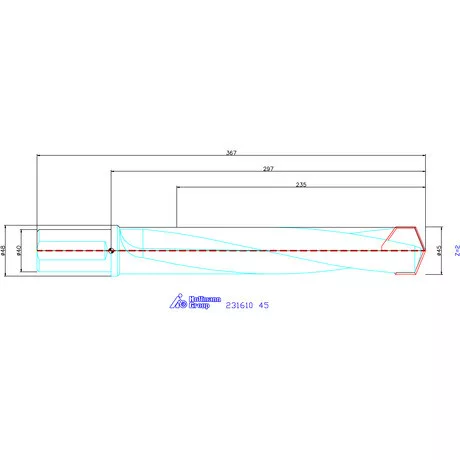Garant HiPer-Drill alapszerszám 45 mm