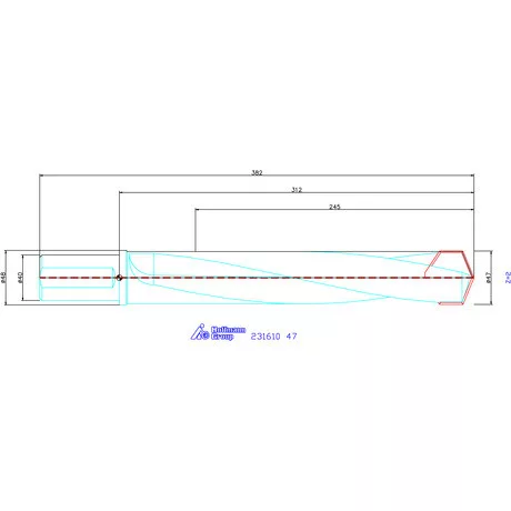 Garant HiPer-Drill alapszerszám 47 mm