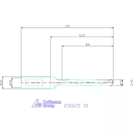Garant HiPer-Drill alapszerszám 10 mm