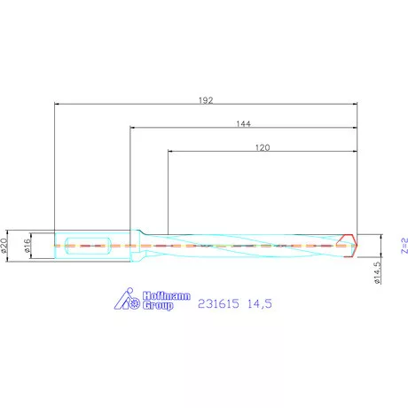 Garant HiPer-Drill alapszerszám 14,5 mm