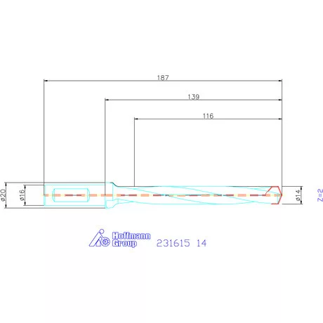 Garant HiPer-Drill alapszerszám 14 mm