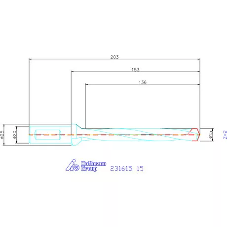 Garant HiPer-Drill alapszerszám 15 mm