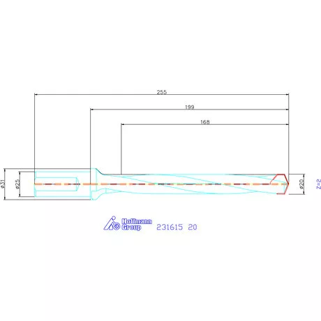 Garant HiPer-Drill alapszerszám 20 mm