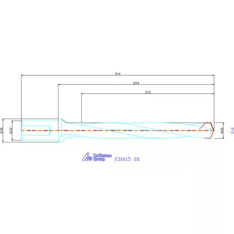 Garant HiPer-Drill alapszerszám 26 mm