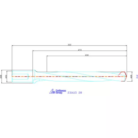 Garant HiPer-Drill alapszerszám 28 mm