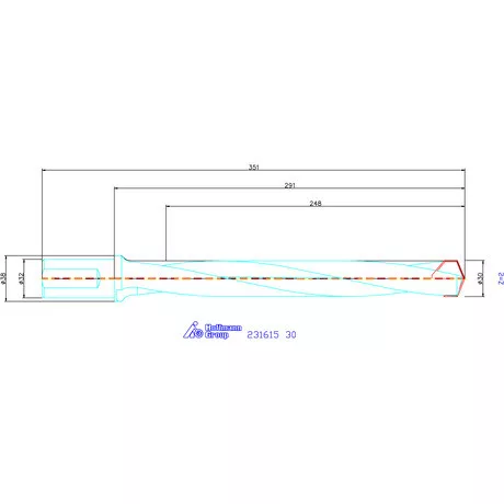 Garant HiPer-Drill alapszerszám 30 mm