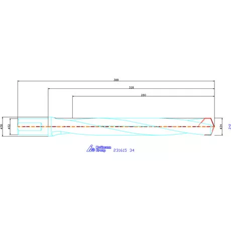 Garant HiPer-Drill alapszerszám 34 mm