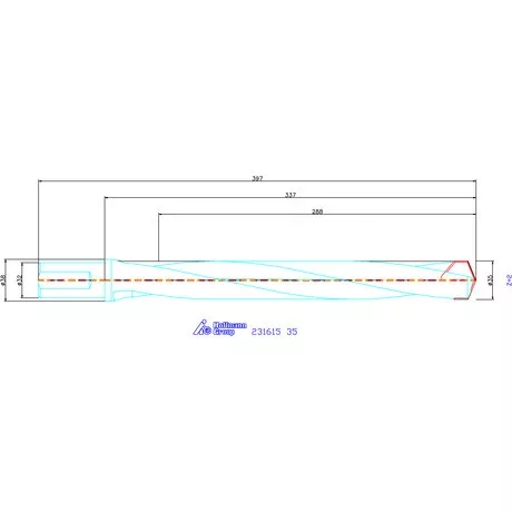 Garant HiPer-Drill alapszerszám 35 mm