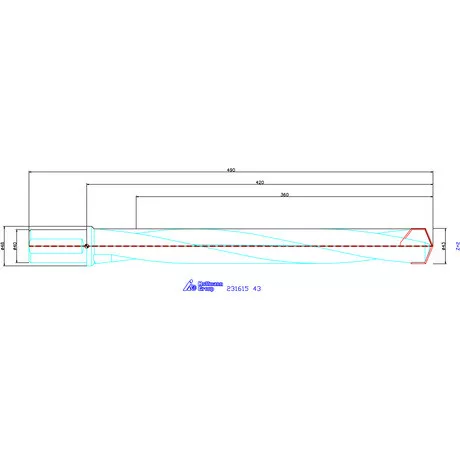 Garant HiPer-Drill alapszerszám 43 mm