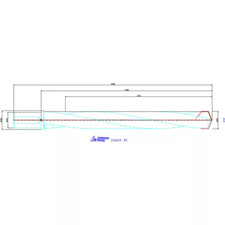 Garant HiPer-Drill alapszerszám 45 mm