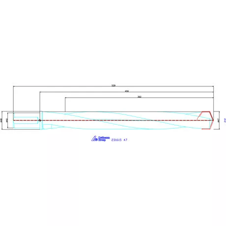 Garant HiPer-Drill alapszerszám 47 mm