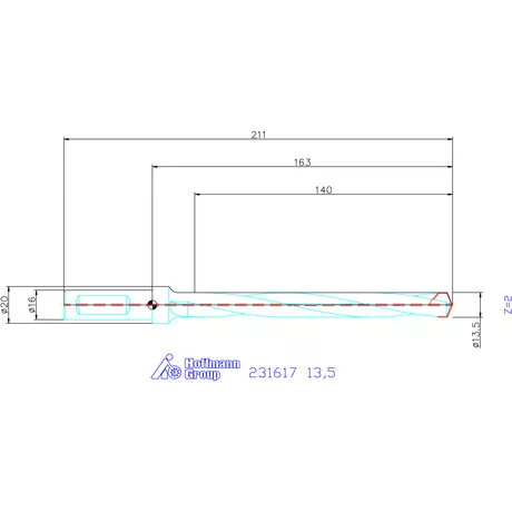 Garant HiPer-Drill alapszerszám 13,5 mm