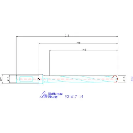 Garant HiPer-Drill alapszerszám 14 mm