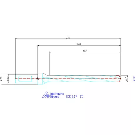 Garant HiPer-Drill alapszerszám 15 mm