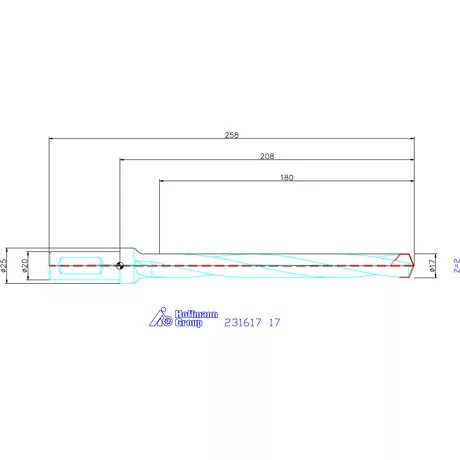 Garant HiPer-Drill alapszerszám 17 mm