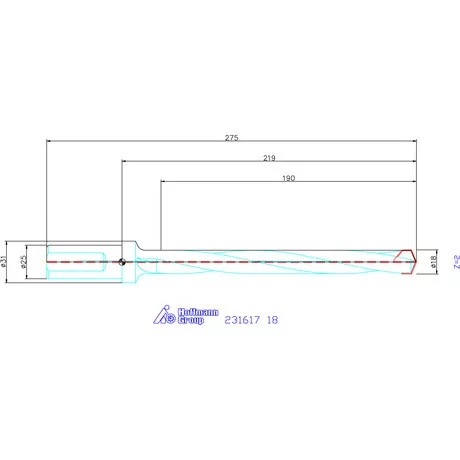 Garant HiPer-Drill alapszerszám 18 mm