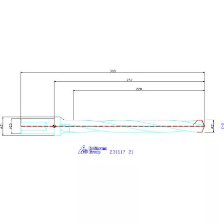 Garant HiPer-Drill alapszerszám 21 mm
