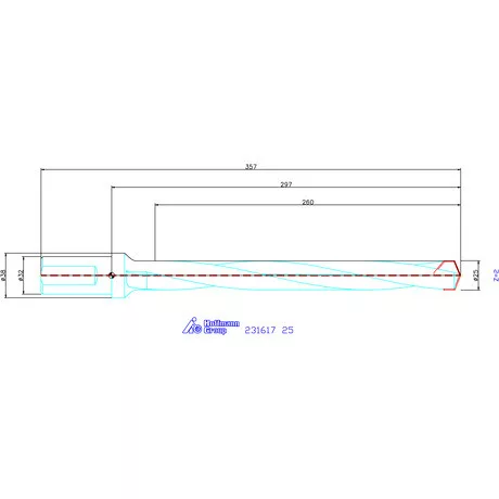Garant HiPer-Drill alapszerszám 25 mm