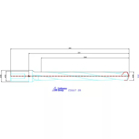 Garant HiPer-Drill alapszerszám 28 mm