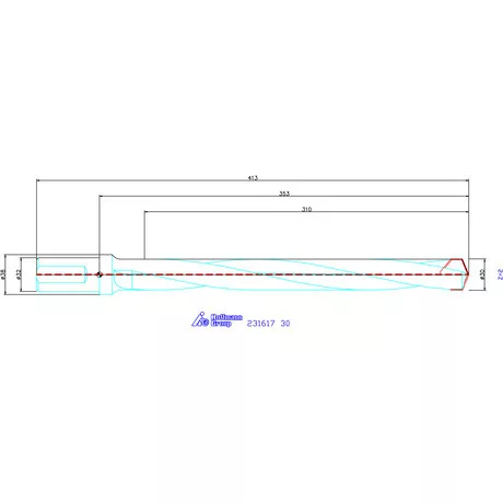 Garant HiPer-Drill alapszerszám 30 mm