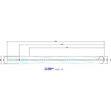 Garant HiPer-Drill alapszerszám 36 mm