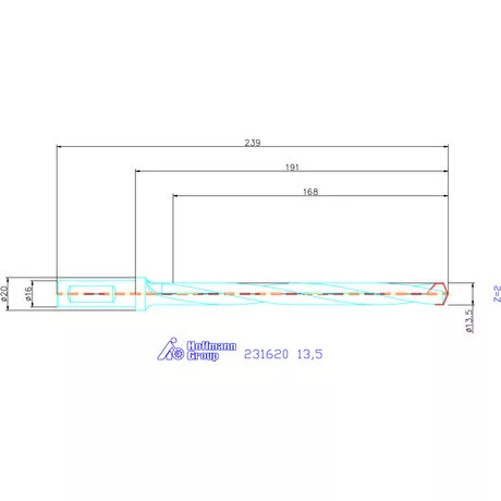 Garant HiPer-Drill alapszerszám 13,5 mm