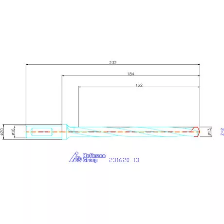 Garant HiPer-Drill alapszerszám 13 mm