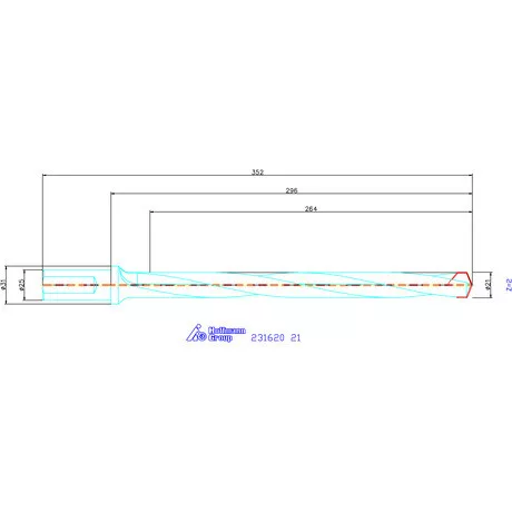 Garant HiPer-Drill alapszerszám 21 mm