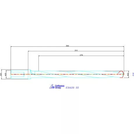 Garant HiPer-Drill alapszerszám 22 mm