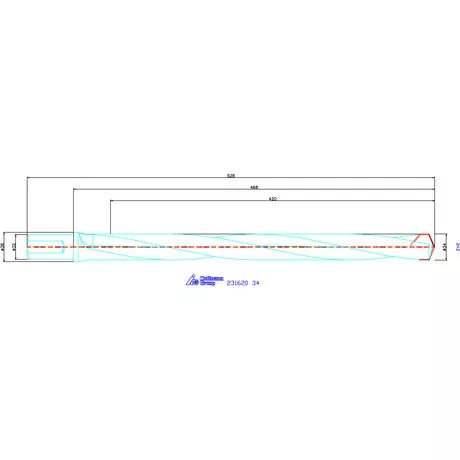 Garant HiPer-Drill alapszerszám 34 mm