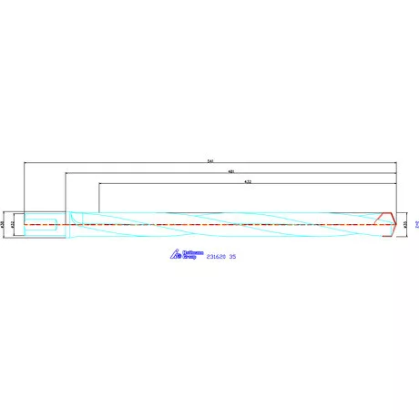 Garant HiPer-Drill alapszerszám 35 mm