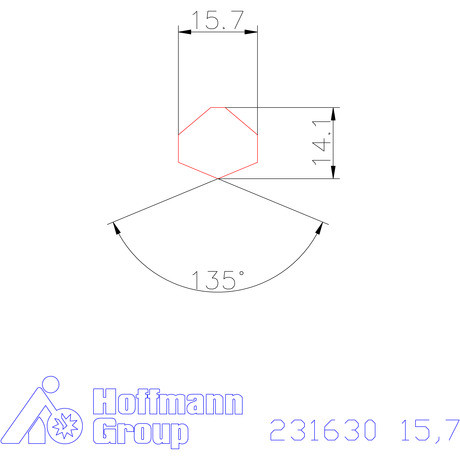 Garant HiPer-Drill fej n7 15,7 mm