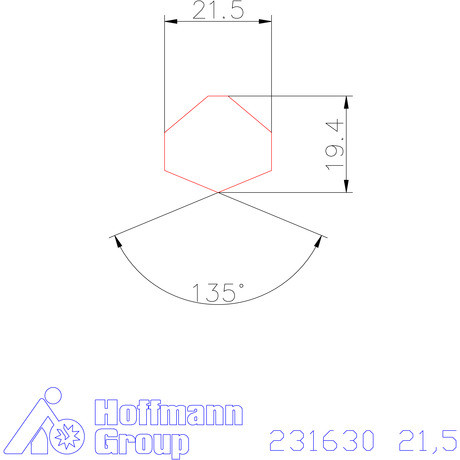 Garant HiPer-Drill fej n7 21,5 mm
