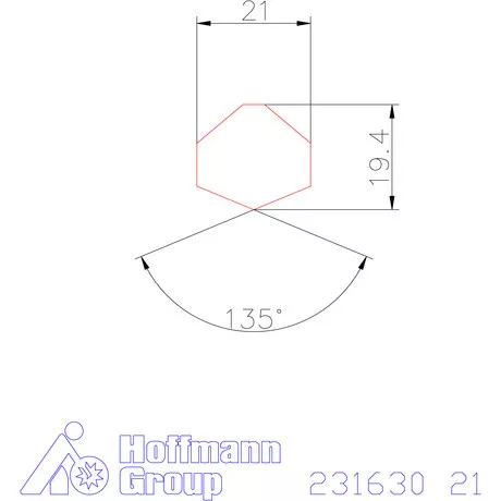 Garant HiPer-Drill fej n7 21 mm