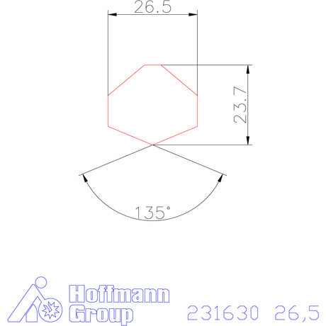 Garant HiPer-Drill fej n7 26,5 mm