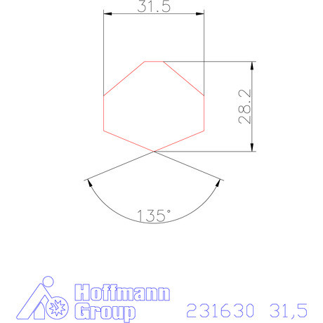 Garant HiPer-Drill fej n7 31,5 mm