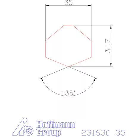 Garant HiPer-Drill fej n7 35 mm