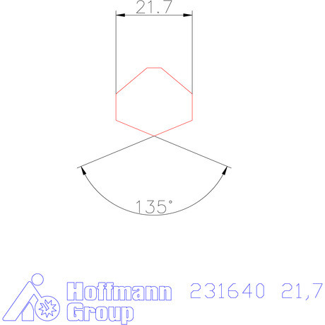 Garant HiPer-Drill fej m7 21,7 mm