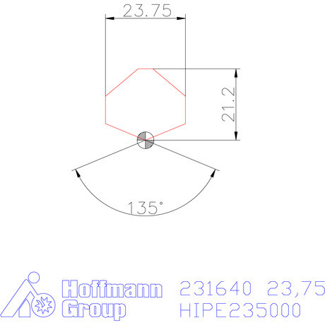 Garant HiPer-Drill fej m7 23,75 mm