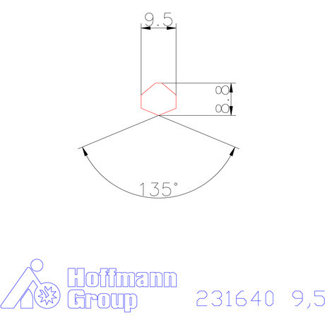 Garant HiPer-Drill fej m7 9,5 mm