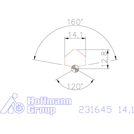 Garant HiPer-Drill lapka m7 14,1 mm