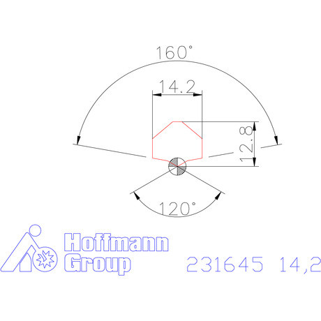 Garant HiPer-Drill lapka m7 14,2 mm