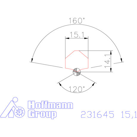 Garant HiPer-Drill lapka m7 15,1 mm