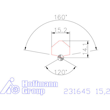 Garant HiPer-Drill lapka m7 15,2 mm