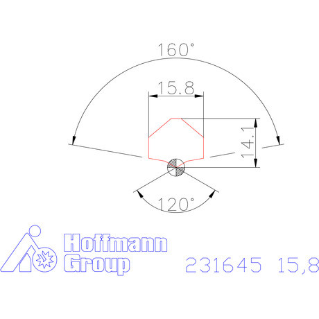 Garant HiPer-Drill lapka m7 15,8 mm