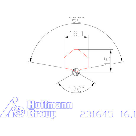 Garant HiPer-Drill lapka m7 16,1 mm