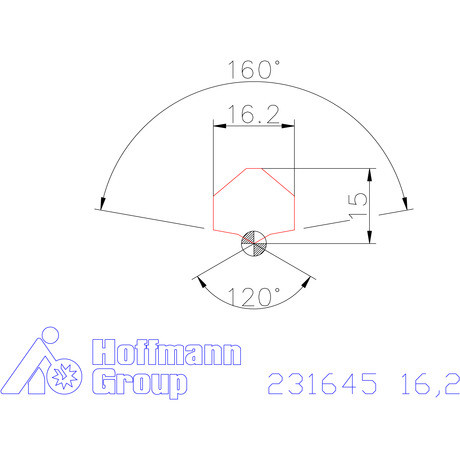 Garant HiPer-Drill lapka m7 16,2 mm